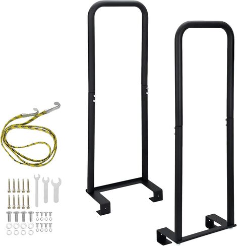 Heavy Duty Dolly Converter, 13" Width 38" Height Steel Dolly Equipment Set of 2 with 250lbs Capacity to Upgrade Your Handling Efficiency, Black in Kuwait