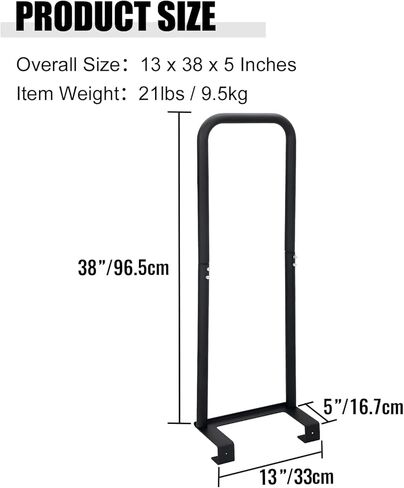 Heavy Duty Dolly Converter, 13" Width 38" Height Steel Dolly Equipment Set of 2 with 250lbs Capacity to Upgrade Your Handling Efficiency, Black in Kuwait