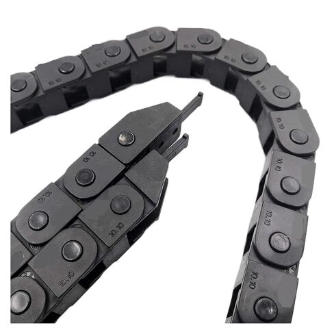 سلاسل سحب الكابل 1 قطعة 10x10 مللي متر 1 متر سلسلة السحب بدون فتح أدوات آلة التوجيه باستخدام الحاسب الآلي أجزاء النقل in Saudi Arabia
