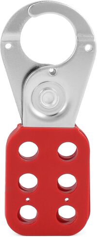 QWORK قفل العلامة خارج غلق بمشبك، 50 قطعة 1 بوصة قطر الفك Loto غلق بمشبك، جهاز أمان قفل المجموعة، مشبك قفل من الفولاذ المقاوم للصدأ in Kuwait