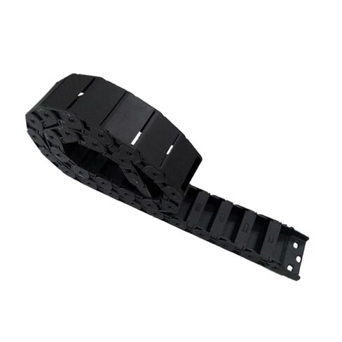 Cable Drag Chains 1pc 18x50mm 1 Meter Drag Chain for CNC Router Machine Tools Semi-Enclosed Inside Opening(R75) in Saudi Arabia