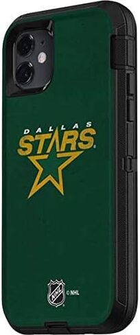 Skinit Decal Skin Compatible with OtterBox Defender iPhone 11 Case - Officially Licensed NHL Dallas Stars Distressed Design in Saudi Arabia
