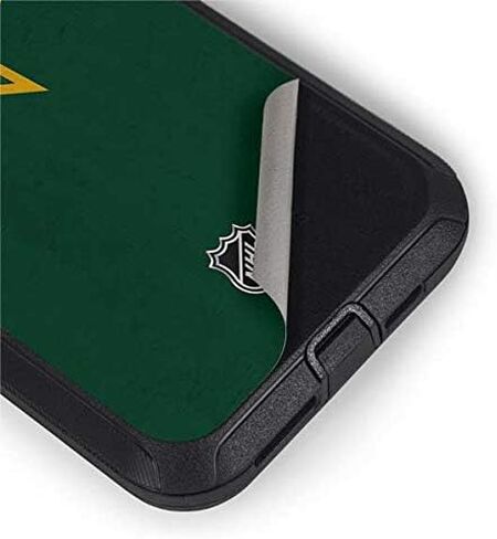 Skinit Decal Skin Compatible with OtterBox Defender iPhone 11 Case - Officially Licensed NHL Dallas Stars Distressed Design in Saudi Arabia