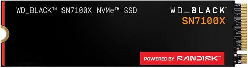 WD_Black 2 تيرابايت SN7100X NVMe SSD - مصمم خصيصًا لـ ROG Xbox Ally (X) والكمبيوتر الشخصي، سرعات قراءة تصل إلى 7,250 ميجابايت/ثانية، محرك أقراص الحالة الصلبة الداخلي، مرخص رسميًا لألعاب ROG Xbox Ally (X) - WDBELH0020BBK-WRSN in Saudi Arabia