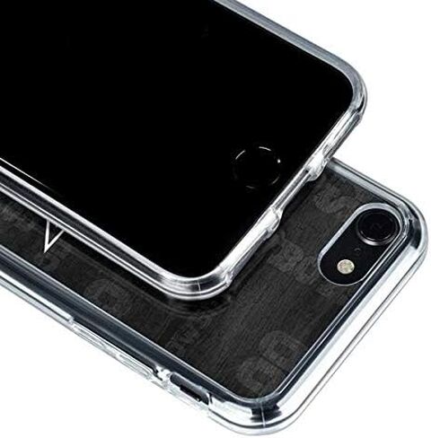 Skinit Clear Phone Case Compatible with iPhone SE (2nd & 3rd Gen) - Officially Licensed NFL Dallas Cowboys Black & White Design in Saudi Arabia