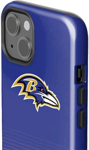 حافظة هاتف Skinit Impact متوافقة مع iPhone 14 - تصميم مرخص رسميًا من NFL Baltimore Ravens Breakaway in Saudi Arabia
