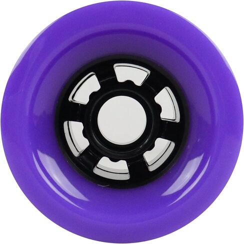 Longboard Wheels 83mm x 52mm 78A Purple 4-Pack with ABEC 7 Bearings, Spacers, and Washers in Saudi Arabia
