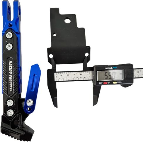 55mm Electric Scooter Kickstand - Universal Parking Bracket for 10/11/13 Inch Scooters Side Bracket (LAOTIE TI30/INXING/BOYUEDA/Yume/TIFGALOP) - High-Strength Aluminum, No Drilling Required in Saudi Arabia