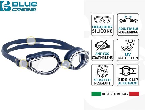 CRESSI Bliss Swim Goggles, Triple Pack Assorted Colors in Saudi Arabia