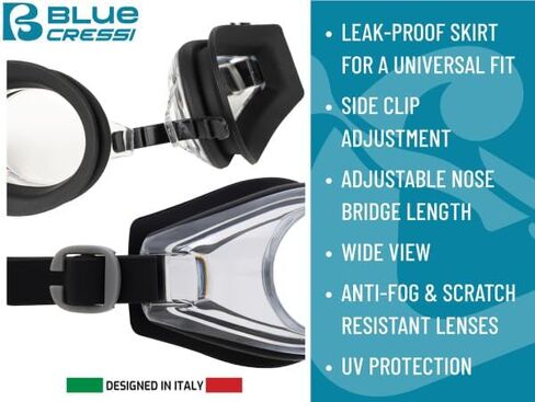 CRESSI Bliss Swim Goggles, Triple Pack Assorted Colors in Saudi Arabia