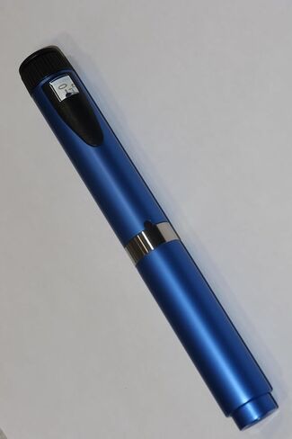 1-V2 Reusable Research Peptide Pen Injector Blue Color Plus 2 Empty Cartridges in Saudi Arabia