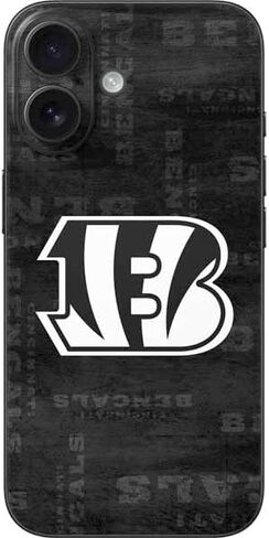 غلاف هاتف Skinit متوافق مع iPhone 17 - تصميم مرخص رسميًا من NFL Cincinnati Bengals in Saudi Arabia