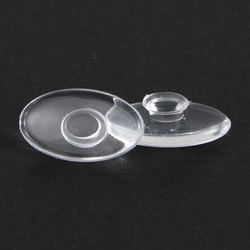 Mabor 10 Pairs Silicone Anti-Slip Nose Pads for Glasses, Nose Grips Replacement for Rimless/Frameless/Metal Eyewear, Transparent in Saudi Arabia