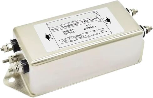 Three-Section high Performance-Bolt Single-Phase AC Power Filter 220V servo Inverter YB710-3A6A10A20A(YB710-40A) in Saudi Arabia