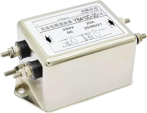 12V 24V 36V 220VDC Double Section DC Power Filter YB410D-1A 3A 5A 6A 10A(YB410D-3A) in Saudi Arabia