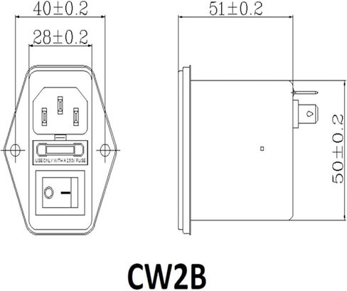 CW2B-10A-T مقبس مفتاح الأمان ثلاثة في واحد مرشح الطاقة 220 فولت 10 أمبير in Saudi Arabia