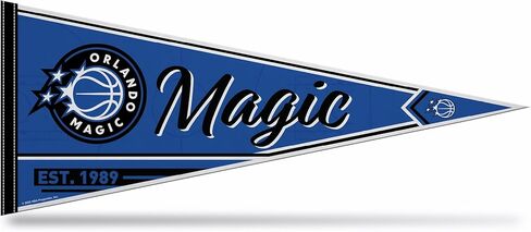 Rico Industries NBA Basketball Orlando Magic Classic 12" x 30" Felt Wall Décor Pennant - Great for Home/Bed Room/Man Cave Décor in Saudi Arabia