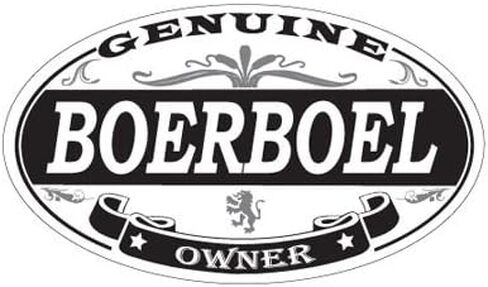 Boerboel Oval Sticker in Saudi Arabia