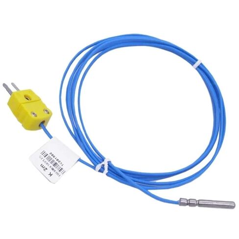 مجسات استشعار من النوع K، مسبار رأس معدني للمسبار الحراري ومقياس درجة الحرارة 1 قطعة (2 متر) in Kuwait