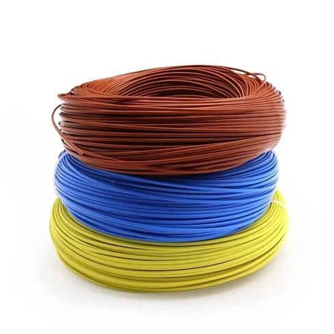 KJT PTFE Insulated 2‑Core Thermocouple Extension Cable −60°C to 300°C High Temperature Compensation Wire 0.3/0.5mm(K-2-0.3mm,50m) in Kuwait