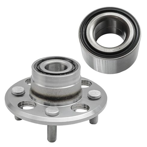 Detroit Axle-FWD Front Wheel Bearings للفترة 2010-2019 Nissan Versa Note ، 2015-2017 Micra ، لعام 2012-2018 500 ، 2011 2013 2013 2014 2015 2017 2017 GELLE BELINGS ANDRINGS in Kuwait
