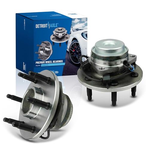 Detroit Axle-FWD Front Wheel Bearings للفترة 2010-2019 Nissan Versa Note ، 2015-2017 Micra ، لعام 2012-2018 500 ، 2011 2013 2013 2014 2015 2017 2017 GELLE BELINGS ANDRINGS in Kuwait