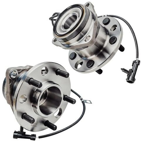 Detroit Axle-FWD Front Wheel Bearings للفترة 2010-2019 Nissan Versa Note ، 2015-2017 Micra ، لعام 2012-2018 500 ، 2011 2013 2013 2014 2015 2017 2017 GELLE BELINGS ANDRINGS in Kuwait