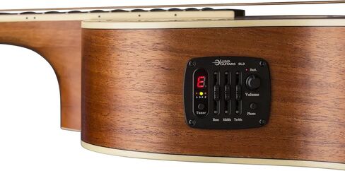 لونا حنة واحة سيليكت جيتار صوتي/كهربائي من خشب الصنوبر، طبيعي ذو مسام مفتوح in Kuwait