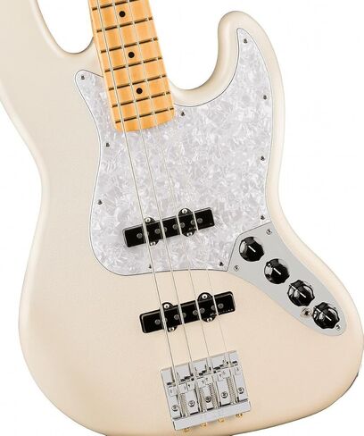 Fender Player II Modified Active Jazz Bass - Olympic Pearl, Maple Fingerboard in Saudi Arabia