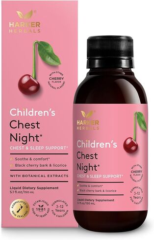 شراب الأنف والأذن والحنجرة للأطفال، تركيبة عشبية للجيوب الأنفية والصحة الموسمية تشمل إشنسا، بيلارجونيوم وزهرة البيلسان، نباتي - 5.1 أونصة سائلة (30 حصة) in Kuwait