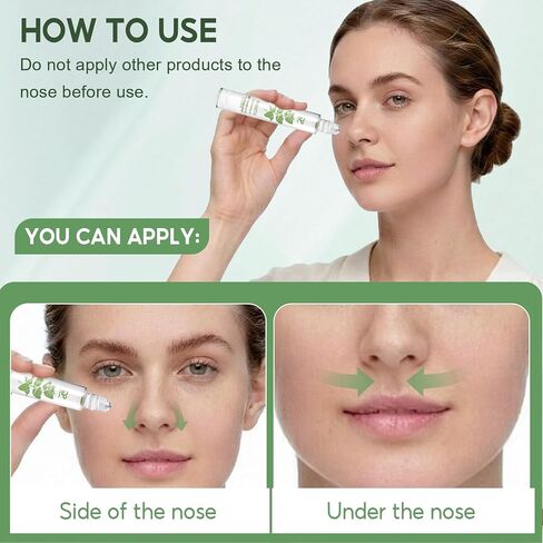 زيت DoctorPro Nasal Essential Oi Nasya لعلاج التهاب الأنف التحسسي، وعدوى الجيوب الأنفية، وانسداد الأنف، والأنف الجاف، والمساعدة على التنفس بسهولة | مستخلص نباتي طبيعي نقي| تخفيف سريع المفعول، غير دهني، تصميم قابل للدوران in Saudi Arabia