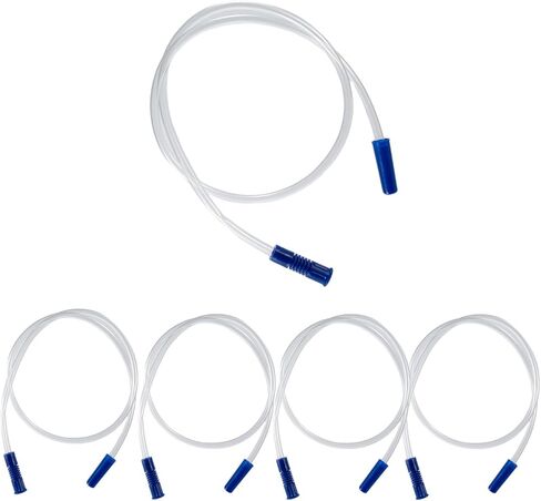 5 Pack External Catheter Extension Tubing 37" - Disposable Flexible Anti-Kink Urinary Hose, Universal Catheter Tube for Most Drain Bags, Suitable for Men Women in Saudi Arabia