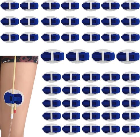 جهاز تثبيت قسطرة فولي من QCWN، 10 عبوات من حامل أنبوب القسطرة، ملصق الساق لأنابيب تغذية الصرف البولي، ملحقات جهاز تأمين القسطرة اللاصقة غير المنسوجة القابلة للتنفس (أبيض) in Kuwait