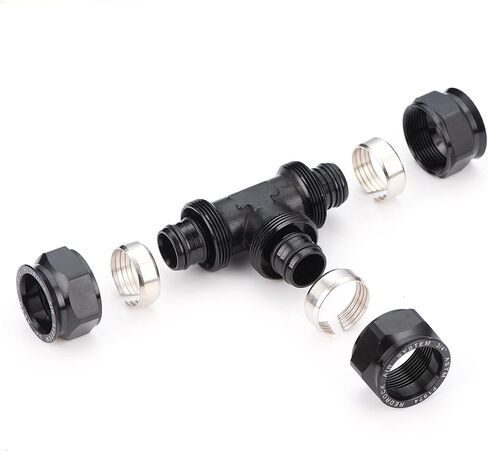 3/4 inch Tubing Fitting Set,3/4" Straight Fitting with 1/2" Male NPT and 3/4" Equal Elbow Fitting Set for 3/4" (25mm OD) Tubing System,4Pack in Kuwait
