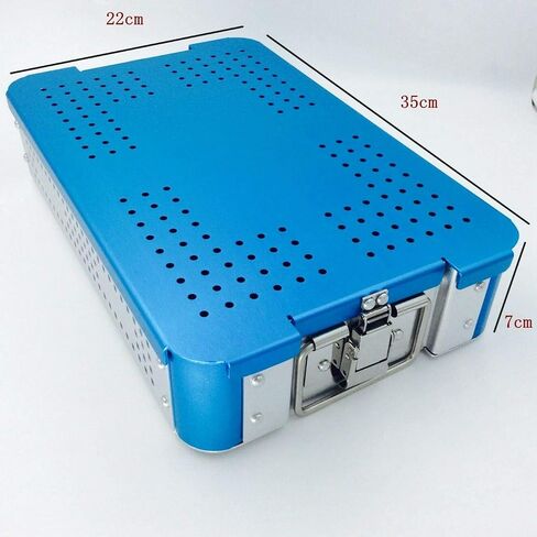 Aluminium Alloy Sterilization Tray case Double Level Surgical Instrument case in Kuwait
