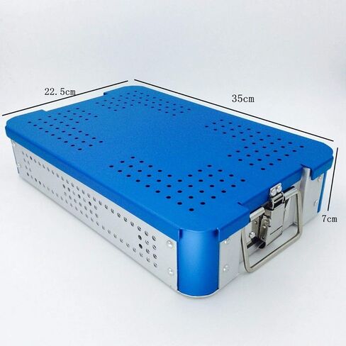 Aluminium Alloy Sterilization Tray case Double Level Surgical Instrument case in Kuwait