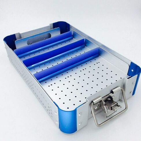 Aluminium Alloy Sterilization Tray case Double Level Surgical Instrument case in Kuwait