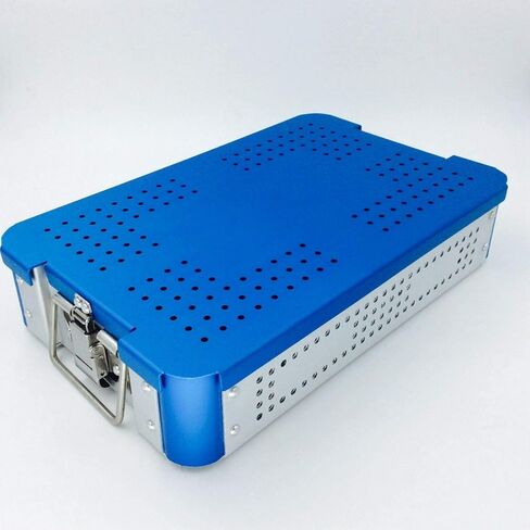 Aluminium Alloy Sterilization Tray case Double Level Surgical Instrument case in Kuwait