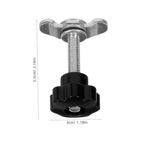 BESTOYARD 2pcs Threaded Metal Coupling Nut Star Knob Handle for Rv and Camping Equipment Easy to Install Clamping Screw Knob Accessories and in Saudi Arabia