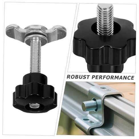 BESTOYARD 2pcs Threaded Metal Coupling Nut Star Knob Handle for Rv and Camping Equipment Easy to Install Clamping Screw Knob Accessories and in Saudi Arabia
