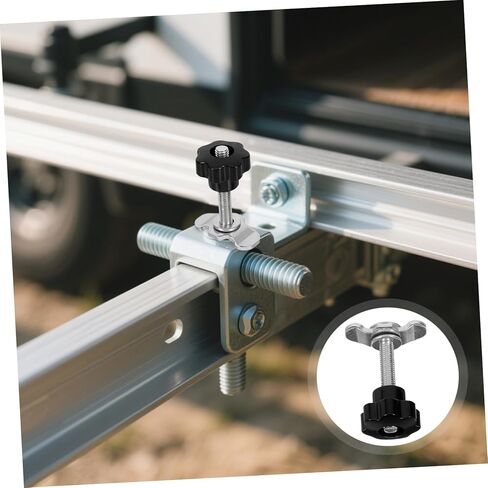 BESTOYARD 2pcs Threaded Metal Coupling Nut Star Knob Handle for Rv and Camping Equipment Easy to Install Clamping Screw Knob Accessories and in Saudi Arabia