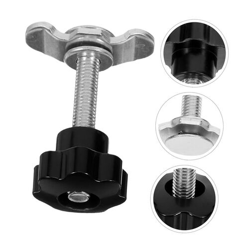 BESTOYARD 2pcs Threaded Metal Coupling Nut Star Knob Handle for Rv and Camping Equipment Easy to Install Clamping Screw Knob Accessories and in Saudi Arabia