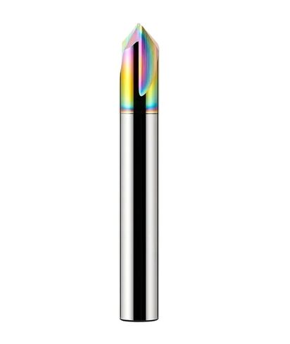 قاطعة طحن الشطب من الصلب التنجستين الملونة ذات 3 فلوت 60°90°120° طواحين نهاية (D5x50x90Angle-3F) in Kuwait
