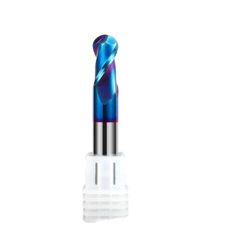 2 Flute HRC65 Carbide Ball Nose End Mill CNC Milling Cutter R0 5 R1 R2 R3 R4 R6 R8mm(R1.25X5XD4X50) in Saudi Arabia