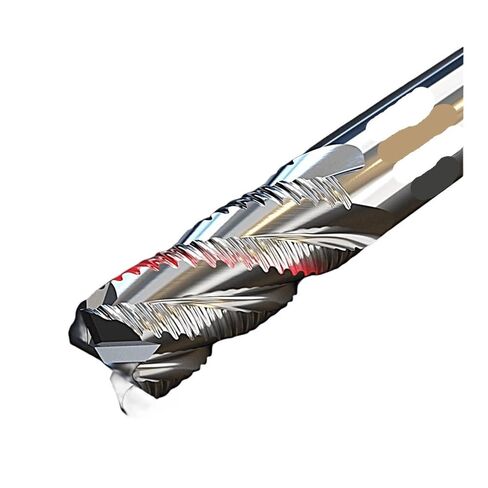 HRC58 4 Flutes Endmills Roughing End Mill Aluminum Open-Coarse Milling Cutter for CNC Tool(22DX75X20DX141L-4F) in Saudi Arabia