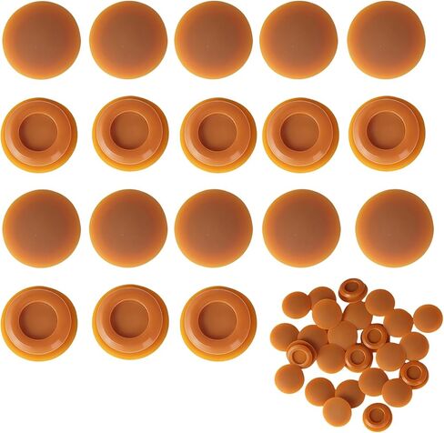 40Pcs Threshold Screw Covers Compatible with Therma-Tru, Adjustable Door Sill Cap Plugs, for Concealing Screw Holes, Plastic Threshold Plugs (for Door Sill Cap) in Kuwait