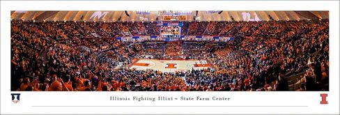 كرة سلة Fighting Illini - ملصق غير مؤطر مقاس 40 × 13.5 من Blakeway Panoramas in Saudi Arabia