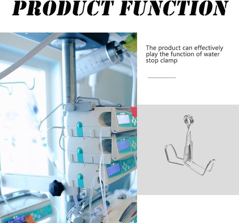 BESTYASH 10 Pcs Spring Hose Clamps Tubing Shut off Clips Water Flow Control Tube Clamps for Laboratory Flexible Rubber Tubes and Water Pipes in Kuwait