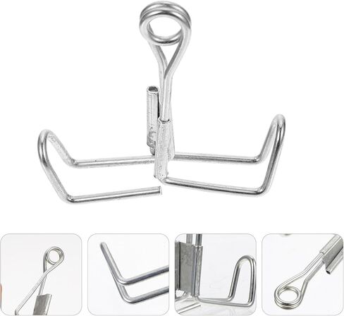 BESTYASH 10 Pcs Spring Hose Clamps Tubing Shut off Clips Water Flow Control Tube Clamps for Laboratory Flexible Rubber Tubes and Water Pipes in Kuwait