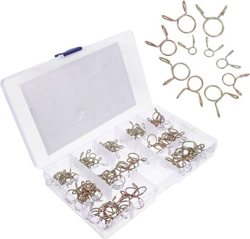 120 قطعة مشابك خرطوم زنبركية متينة، مشابك أنابيب، مشابك خطية مطلية بالزنك للسباكة والاستخدام الصناعي in Kuwait